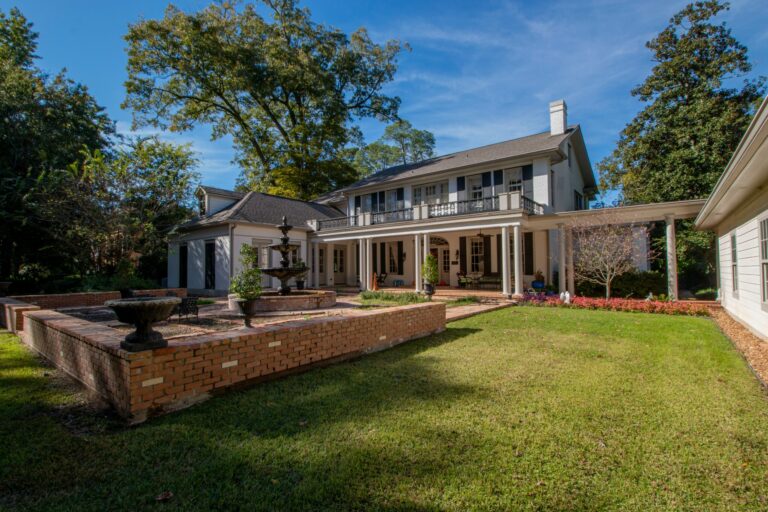 a large house with spacious backyard